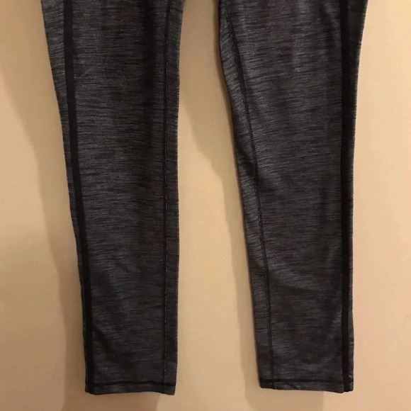 Lululemon Forme Pant Yoga Leggings Pants Women’s Size 10 Heather Grey Black - Picture 5 of 10